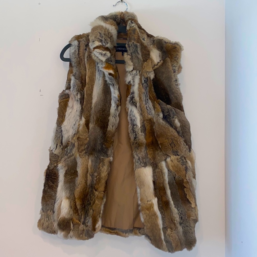 Real Rabbit Fur Vest